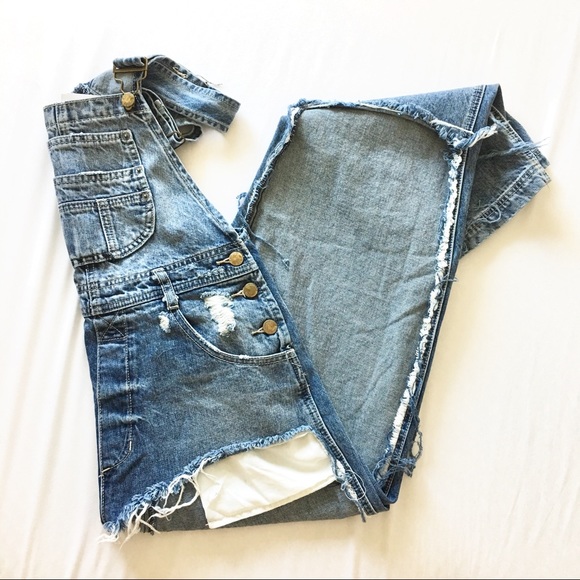 Carmar vintage wash cut out denim overall - Picture 4 of 6